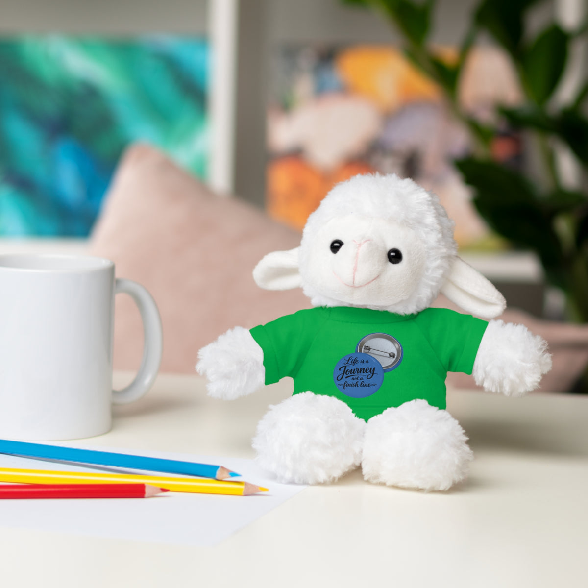 Personalized Teddy Bear with Custom Tee — Cute Plush Gift for Kids & Occasions