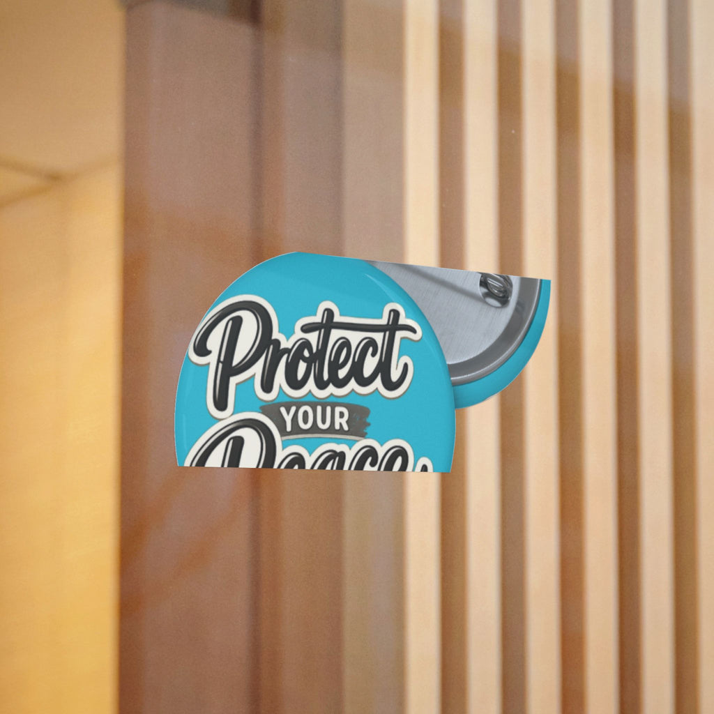 Protect Your Peace Sticker — Inspirational Vinyl Decal (Blue)
