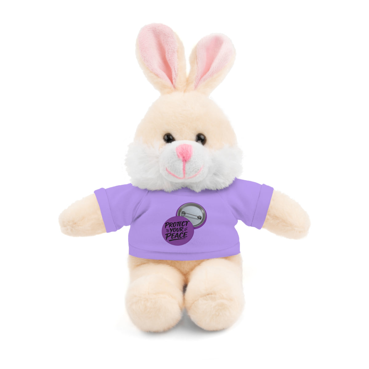 Plush Bear with 'Protect Peace' Tee