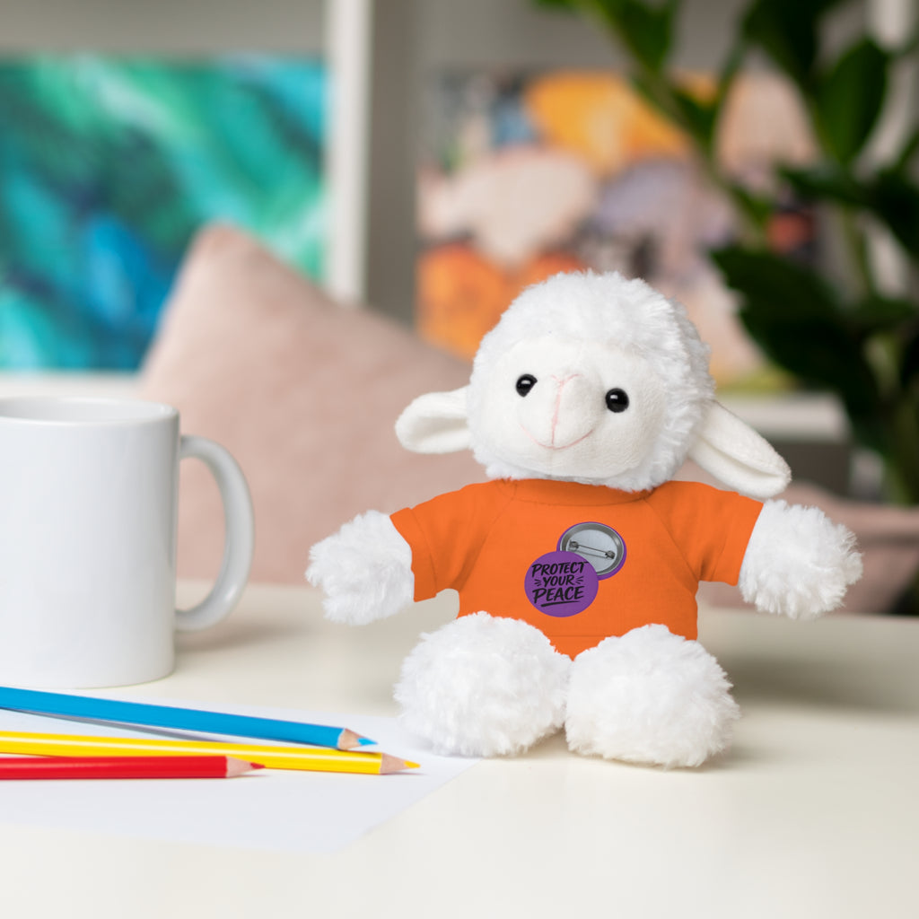 Plush Bear with 'Protect Peace' Tee