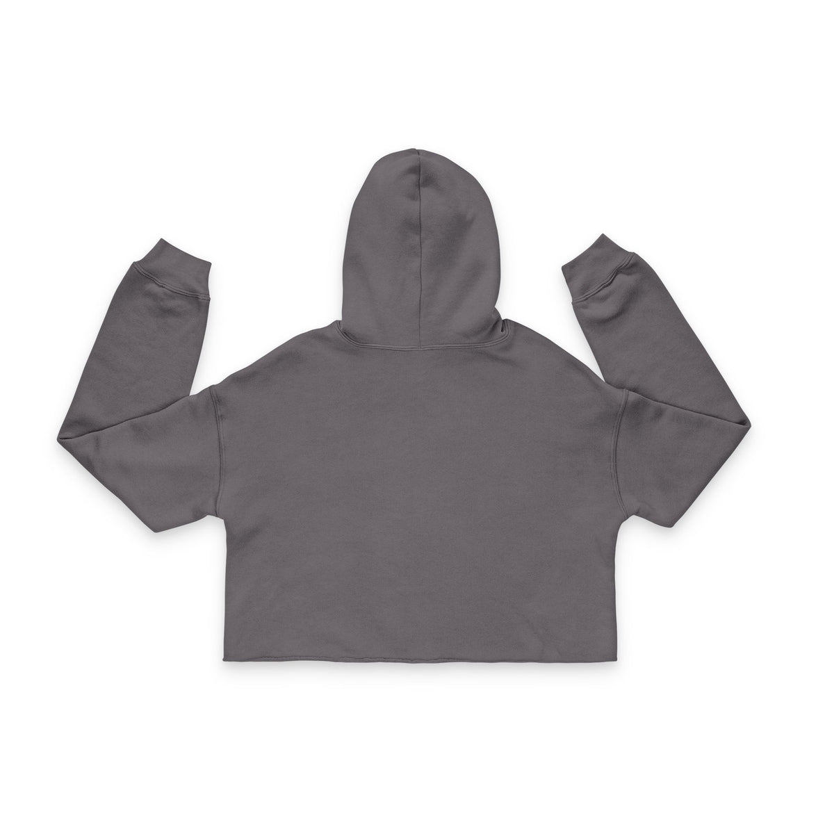 Women's Cropped Hoodie graphic design protect your peace.