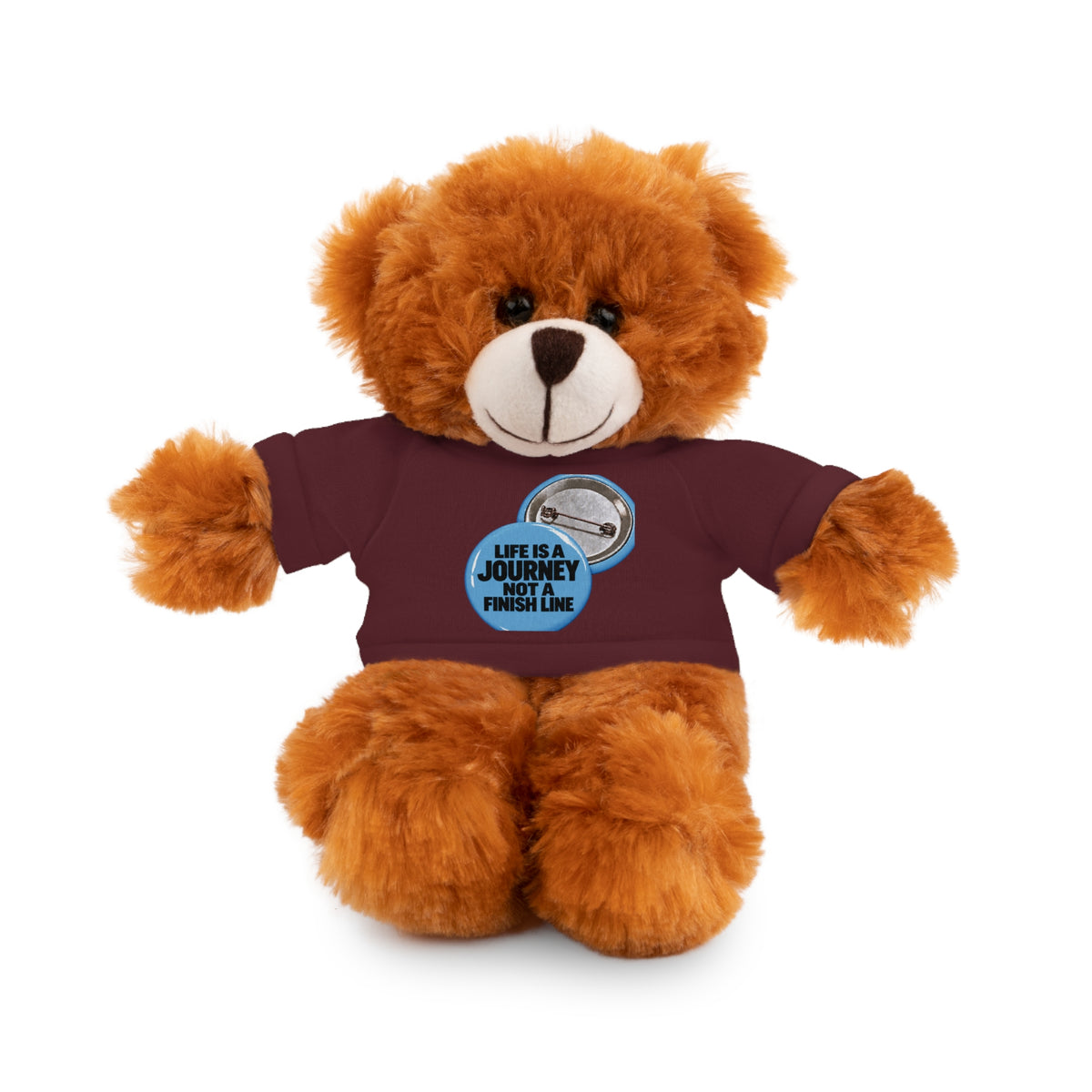 Plush Teddy Bear with Custom Tee — Cute Gift for Kids & Romantic Occasions