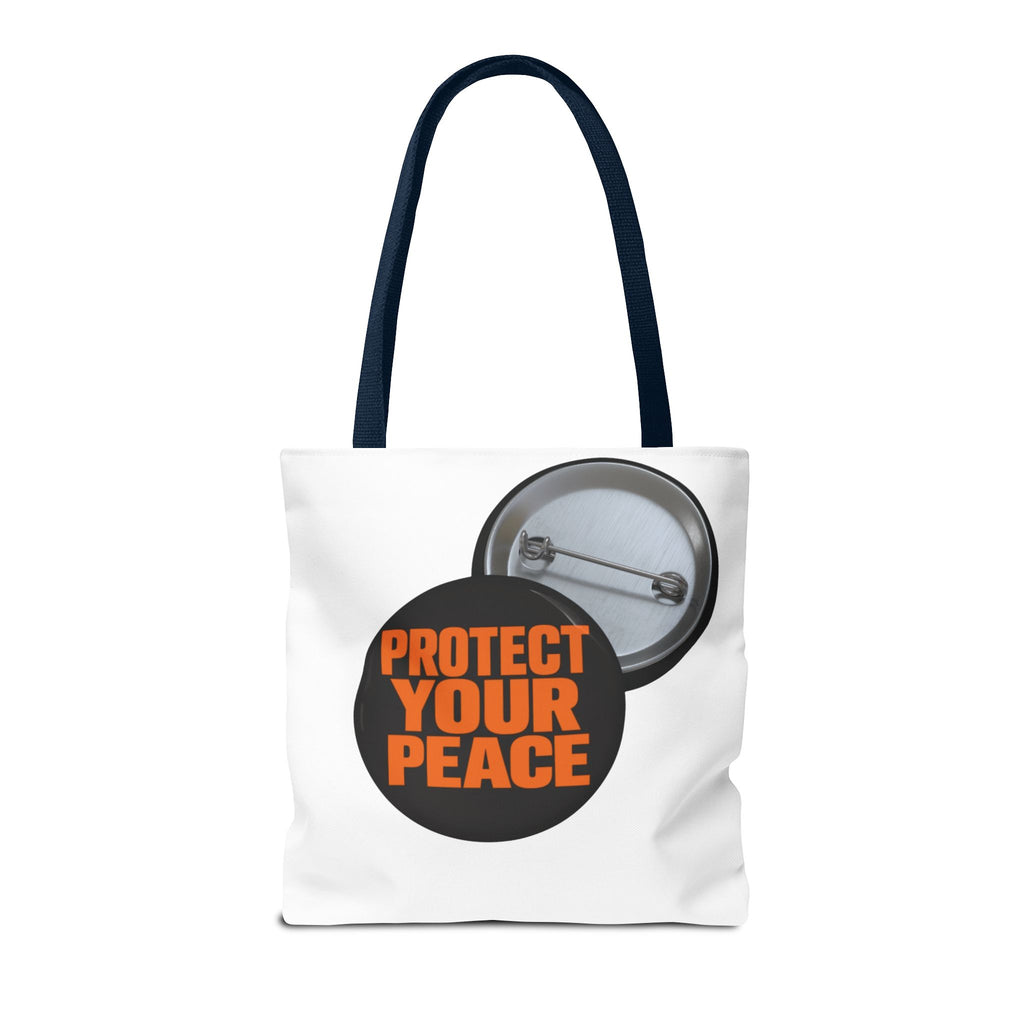 Protect Your Peace graphic design Mental Health Awareness Tote Bag