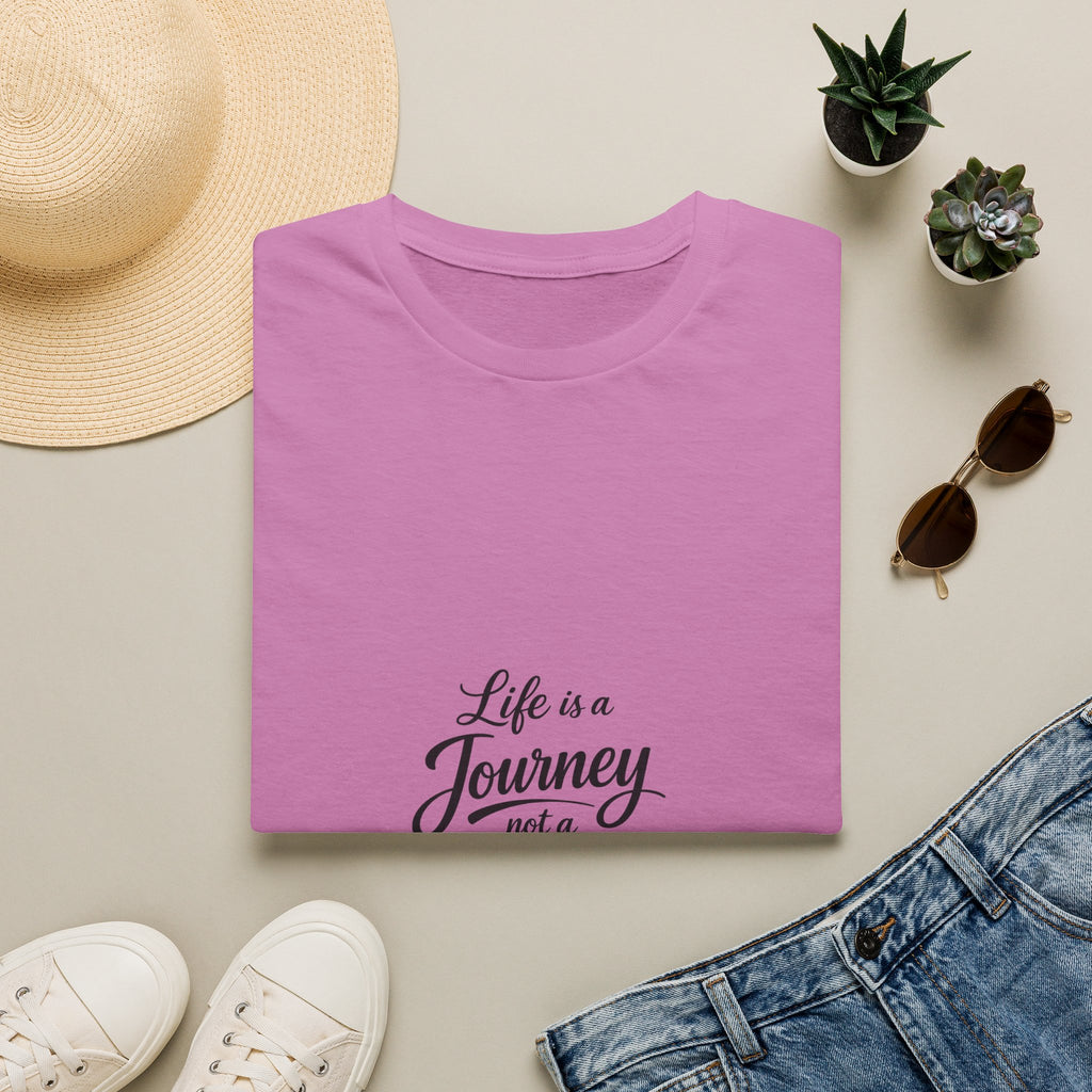 Life Is a Journey T-Shirt2 – Minimal Inspirational Quote Tee