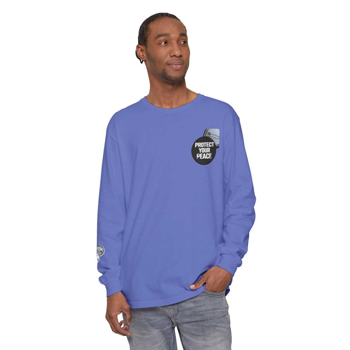 Protect Your Peace Graphic Long Sleeve T-Shirt