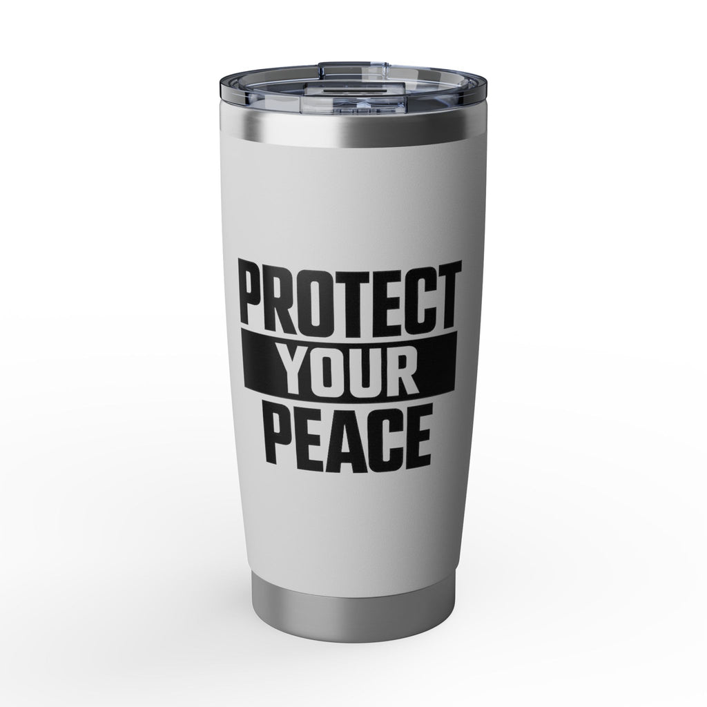 Protect Your Peace 20oz Tumbler — Insulated Travel Cup with Bold Typography