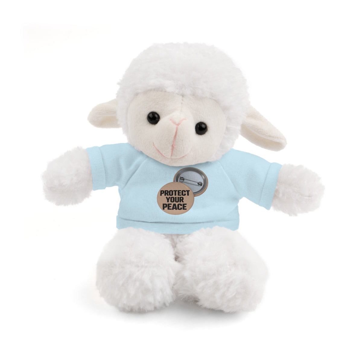 Protect Your Peace Teddy Bear — Plush Stuffed Animal with Tee