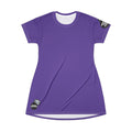 Purple T-Shirt Dress graphic I have a sound mind right bottom protect your peace sleeve.