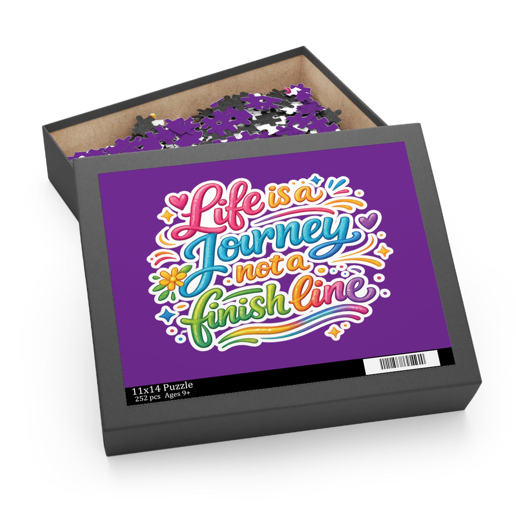 Inspirational 'Life Is a Journey, Not a Finish Line' Puzzle