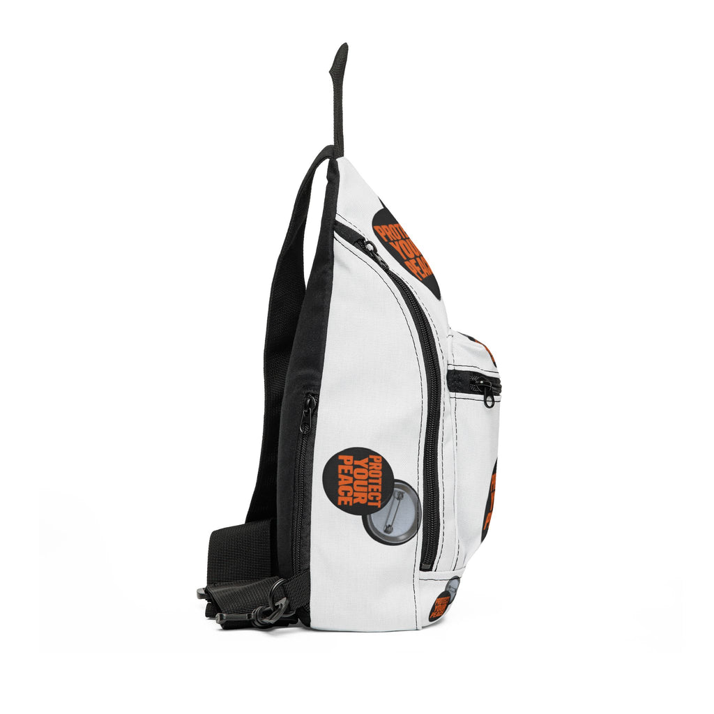 Sling Bag — "Protect Your Peace" Graphic Crossbody Sling
