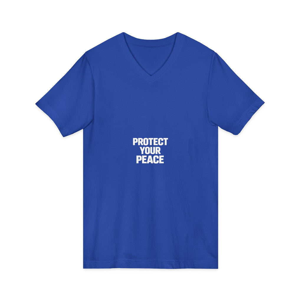 Unisex Jersey Short Sleeve V-Neck Tee