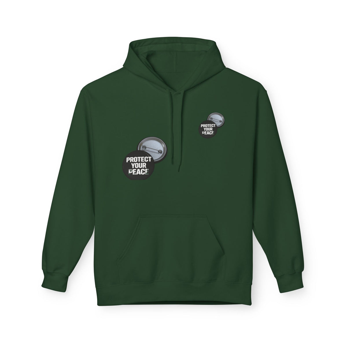 Protect Your Peace Hoodie — Minimal Badge Graphic Pullover