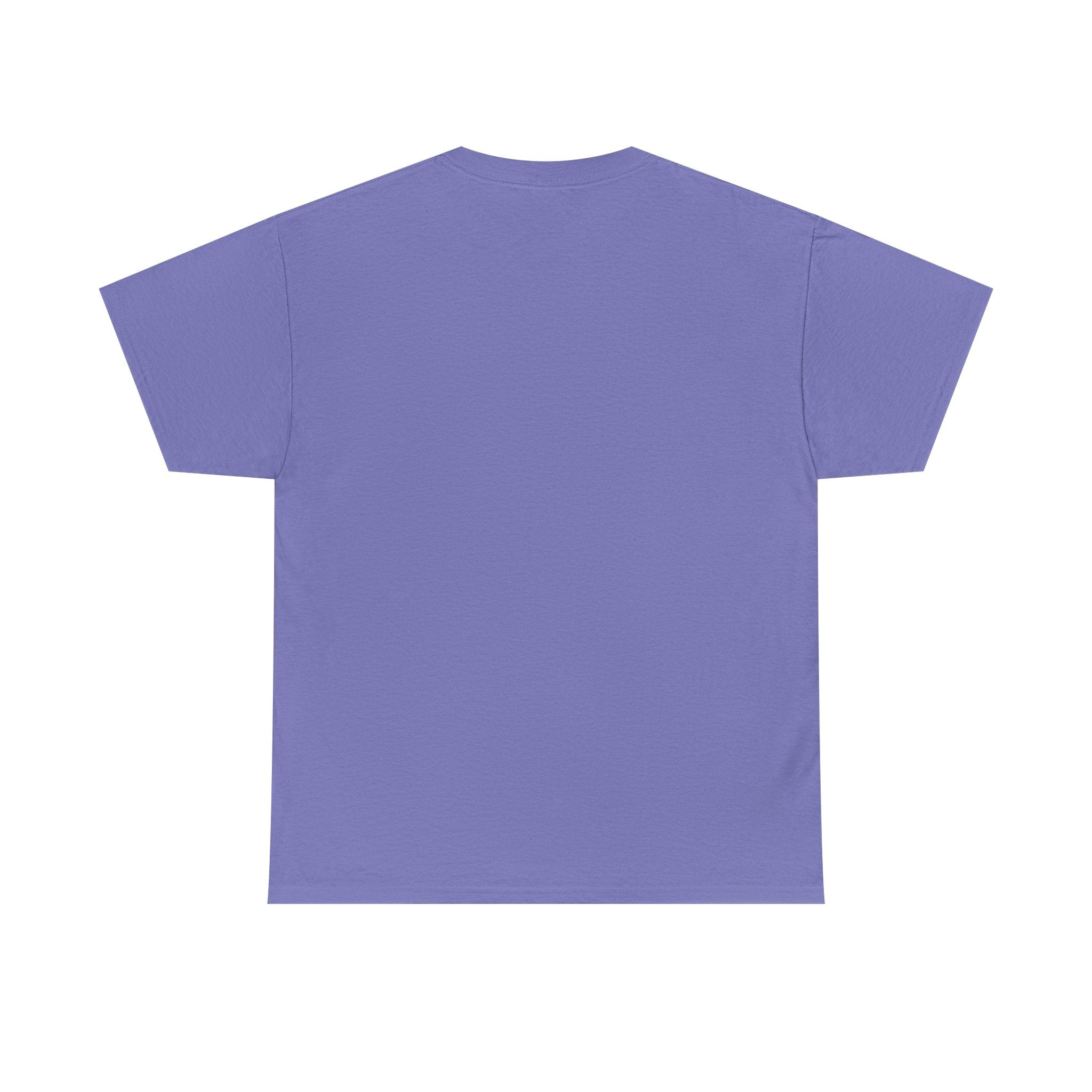 Minimalist White T‑Shirt — Subtle Embossed 'Unisex Heavy Cotton Tee' Design