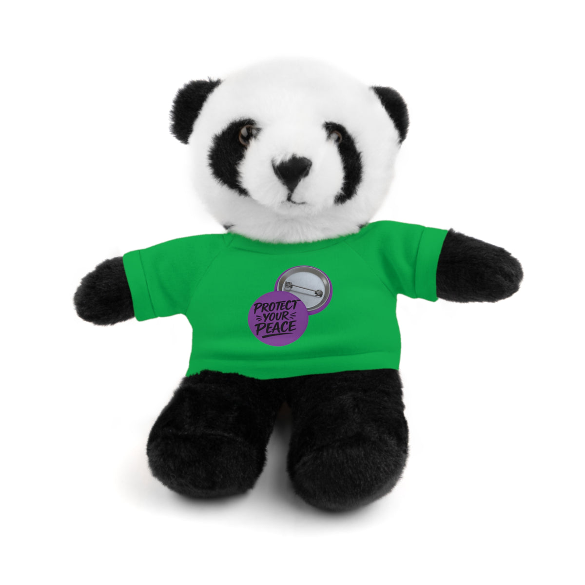 Plush Bear with 'Protect Peace' Tee