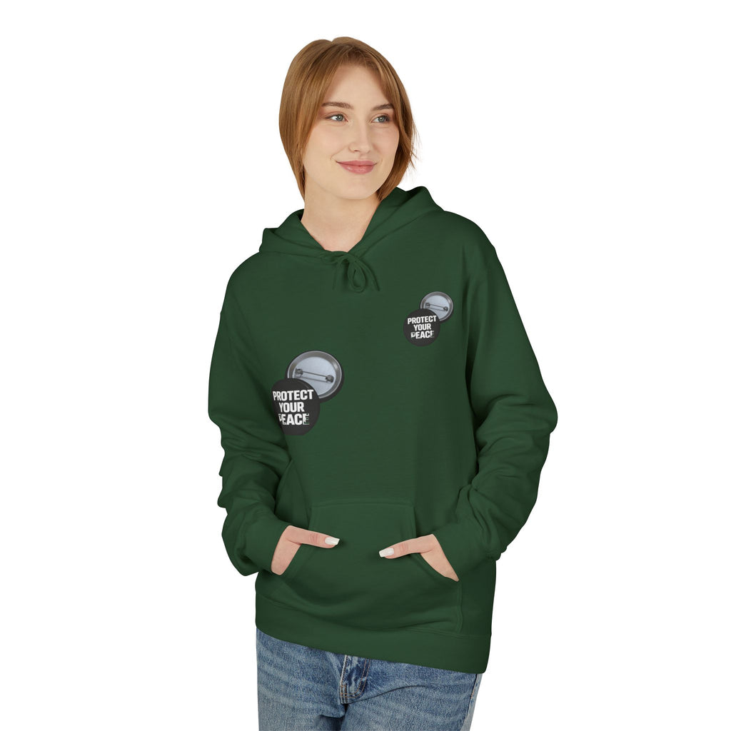 Protect Your Peace Hoodie — Minimal Badge Graphic Pullover