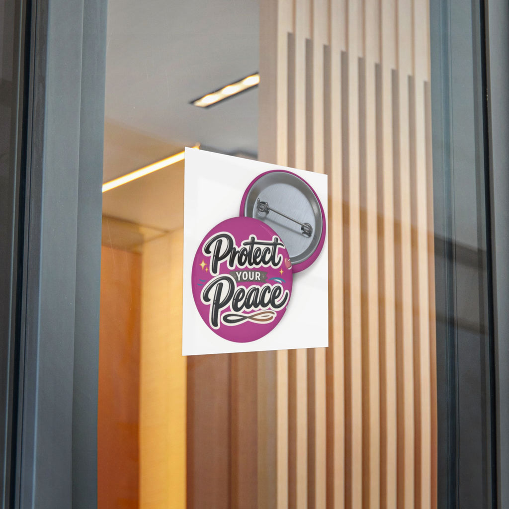 Protect Your Peace Sticker — Pink Motivational Vinyl Decal