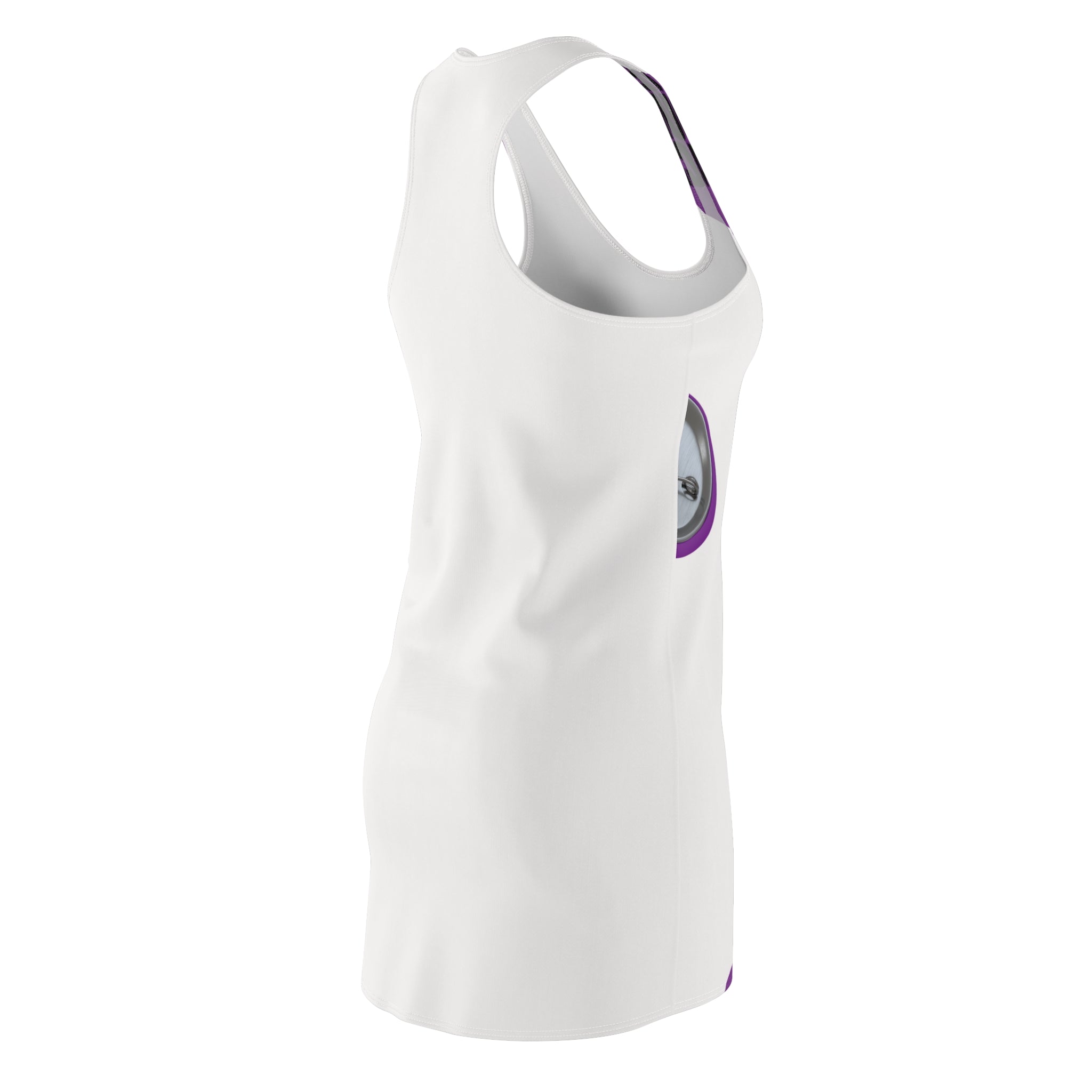 Racerback Dress — Green 'Protect What You Love' Peace Heart Graphic