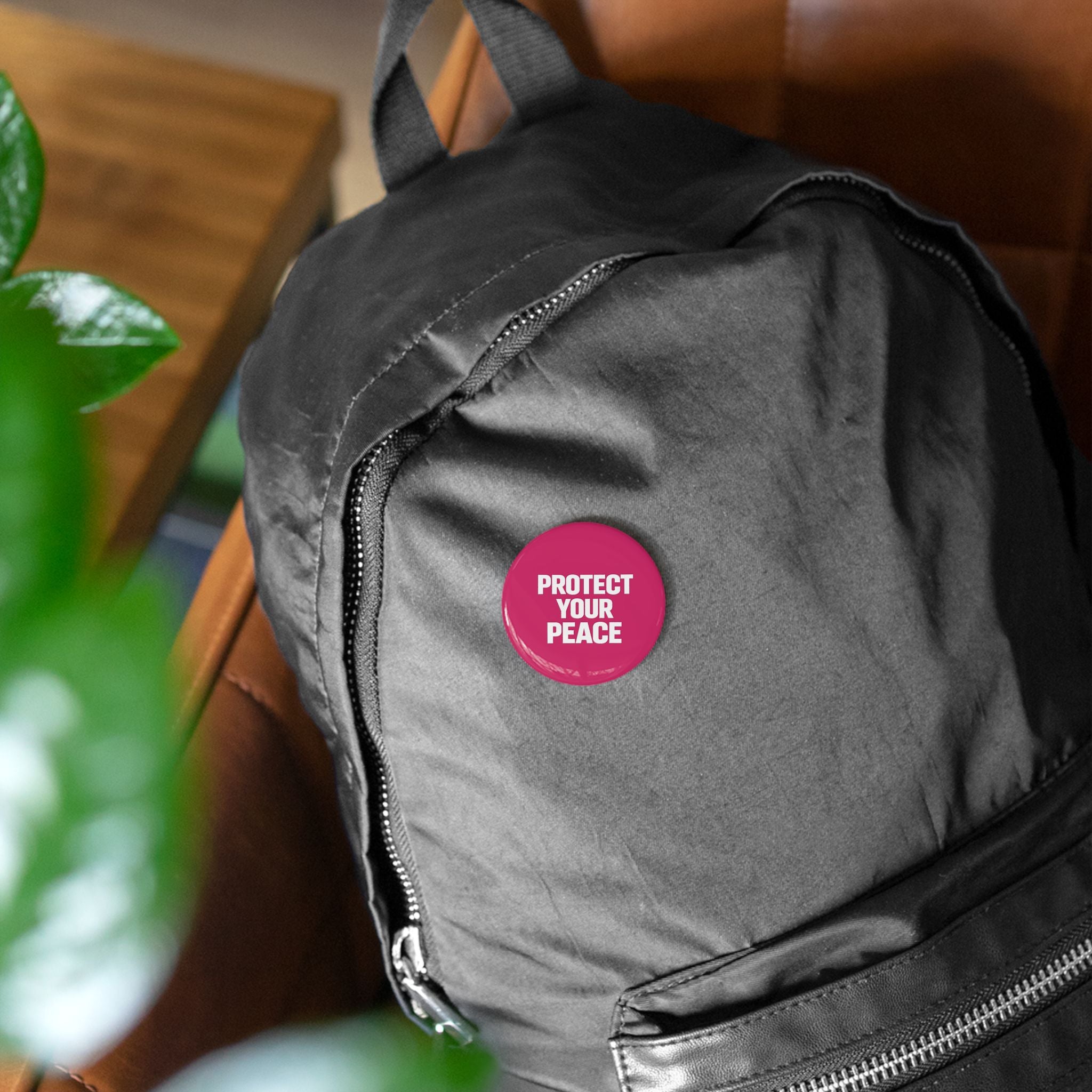 Protect Your Peace Pin — Round Statement Button