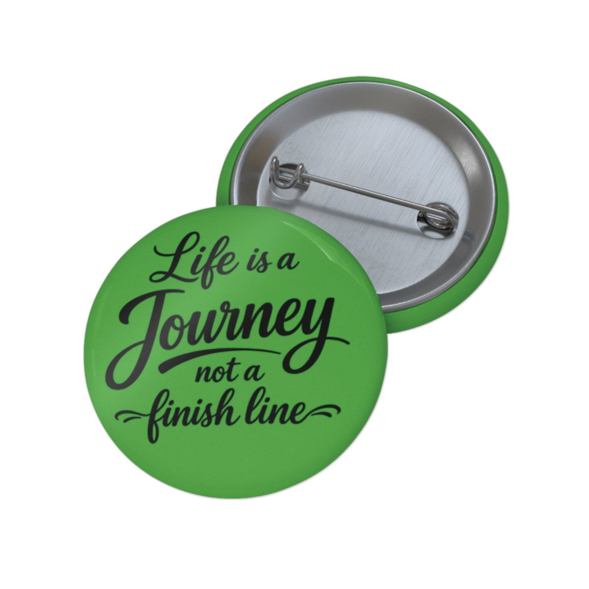 Motivational Journey Sticker - "Life is a Journey, Not a Finish Line" UV DTF Decal