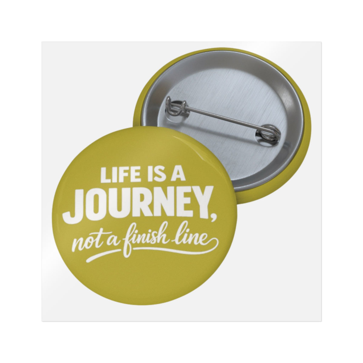 Inspirational 'Life Is A Journey, Not A Finish Line' Sticker