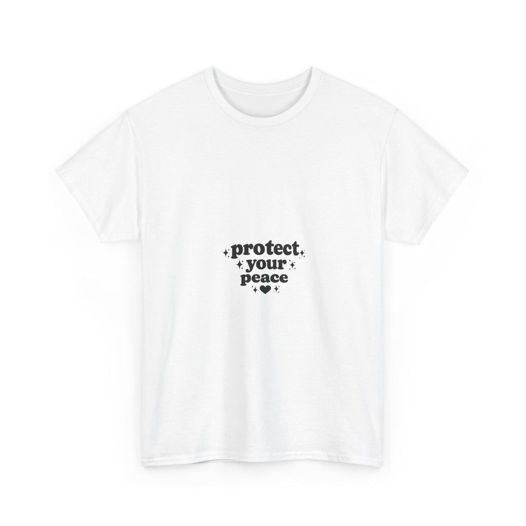 Protect Your Peace T‑Shirt — Minimalist Self‑Care Tee