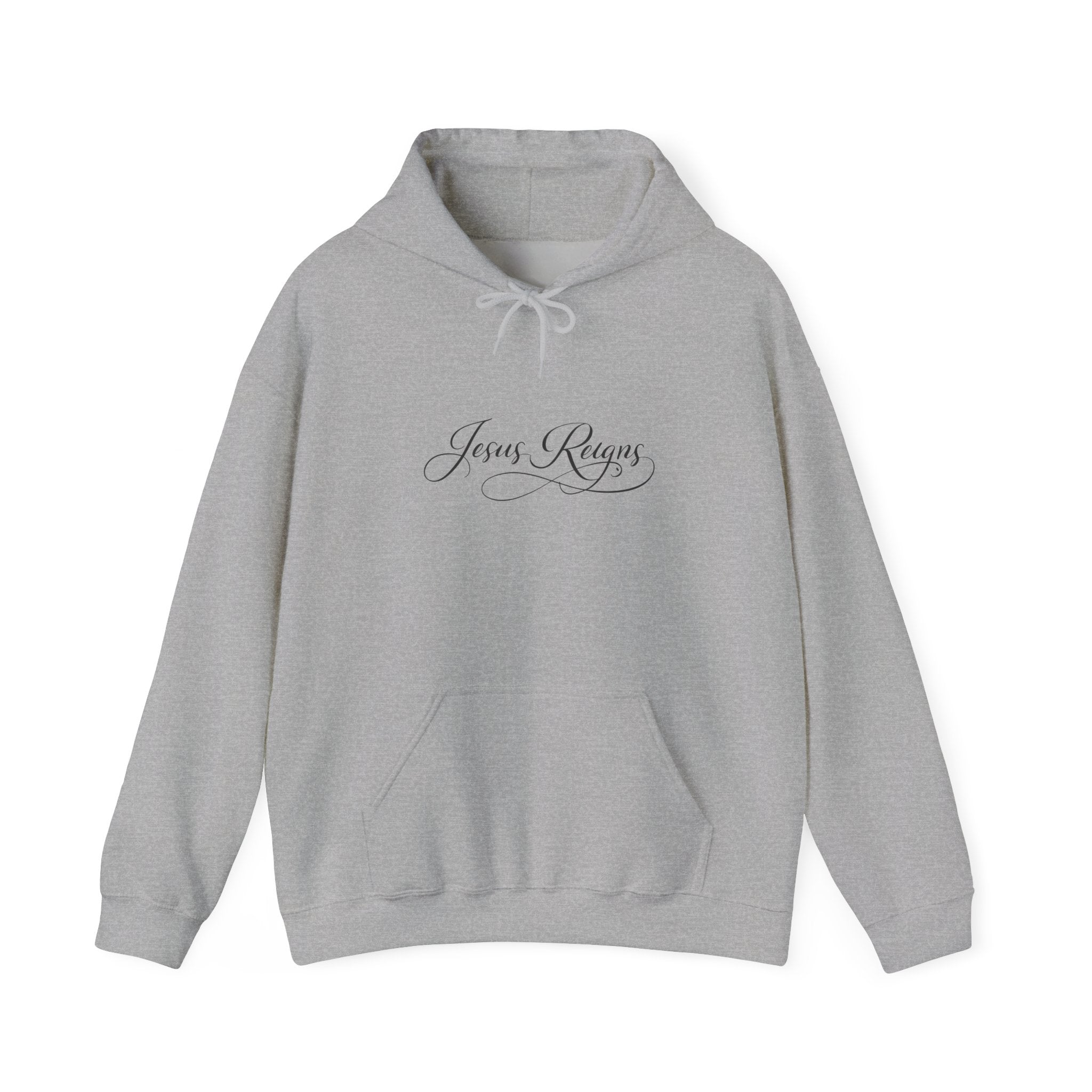 Protect Your Peace Hoodie2 — "Jesus Reigns" Faith Graphic Hooded Sweatshirt
