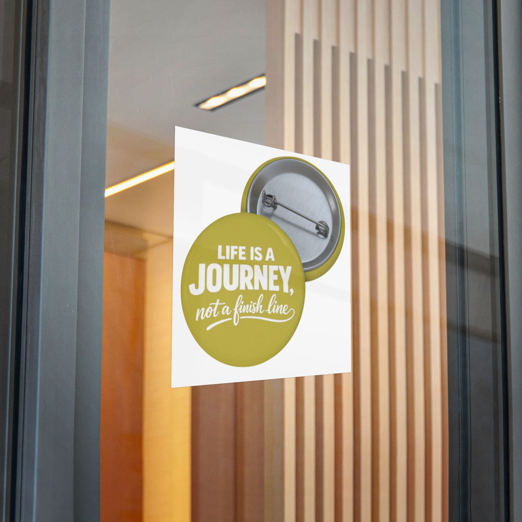 Inspirational 'Life Is A Journey, Not A Finish Line' Sticker