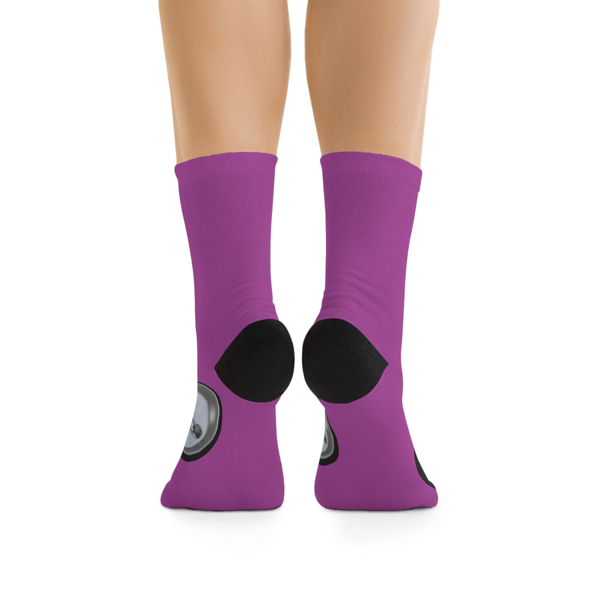 Protect Your Peace Purple Statement Socks