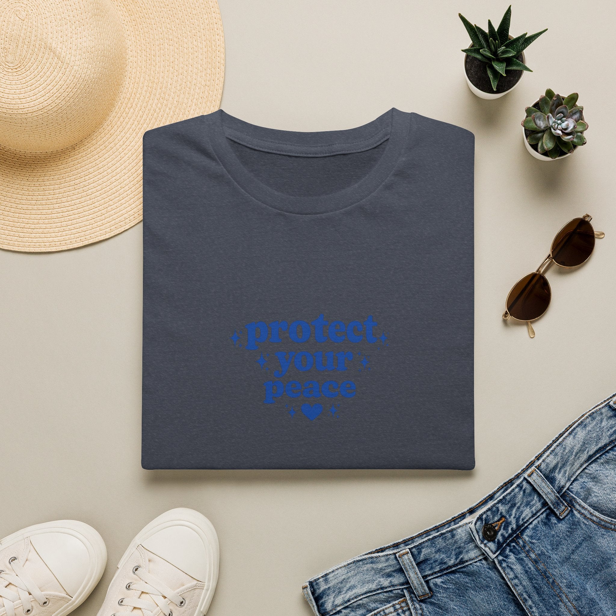 Protect Your Peace T-Shirt — Positive Self-Care Graphic Tee