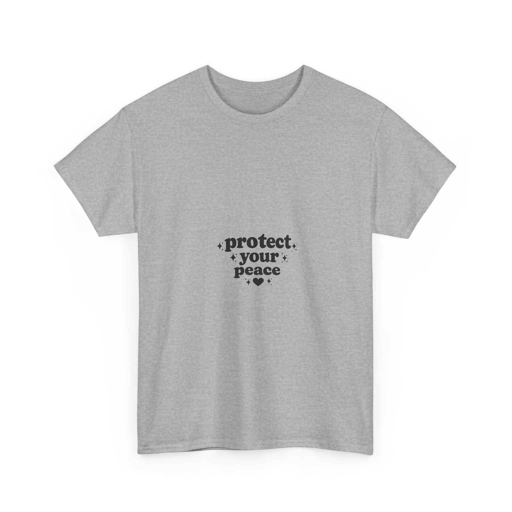 Protect Your Peace T‑Shirt — Minimalist Self‑Care Tee