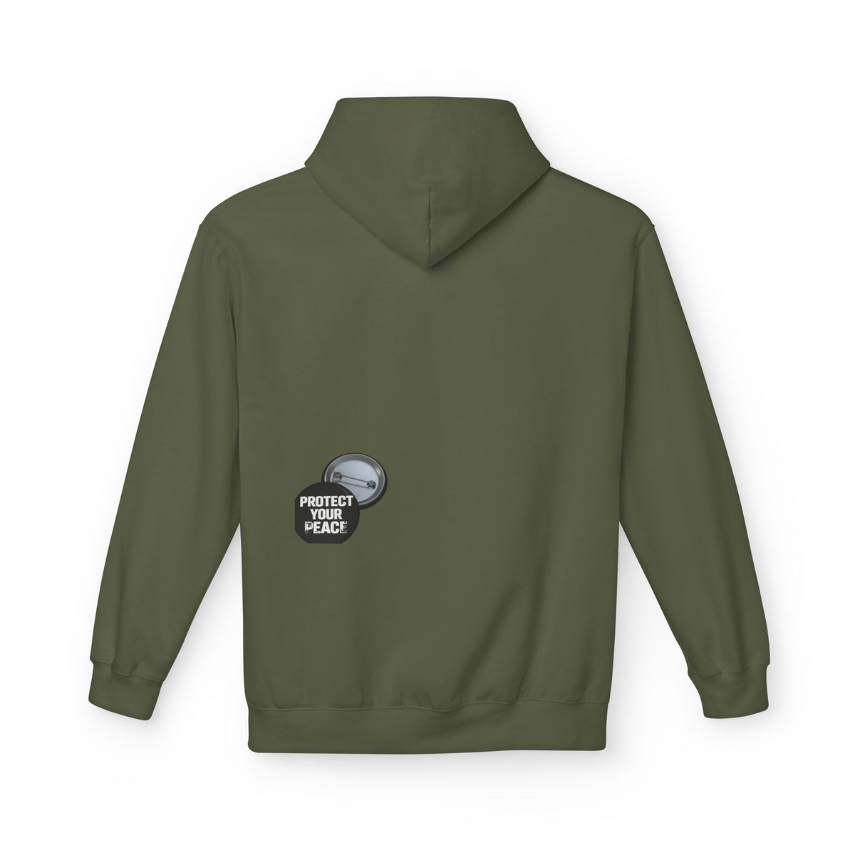 Protect Your Peace Hoodie — Minimal Bubble Logo Relaxed Pullover