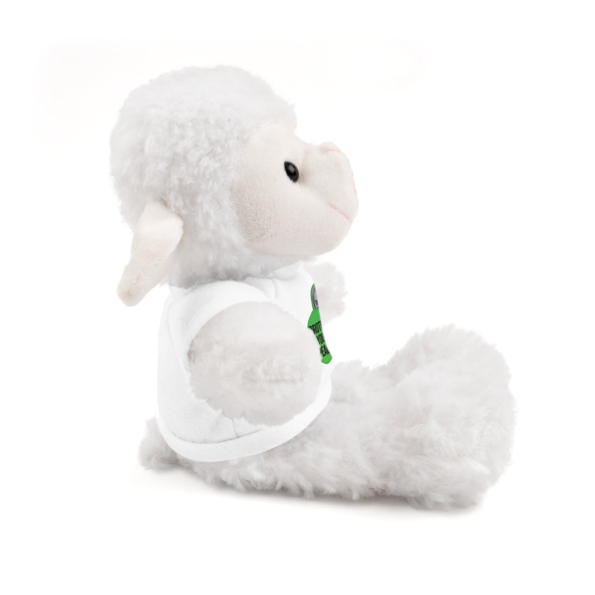 Bear Plush with 'Protect Your Peace' Tee