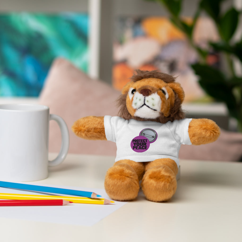Protect Your Peace Teddy Bear with 'Protect Your Peace' Tee