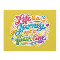 Life Is a Journey Not a Finish Line — Inspirational Puzzle (120/252/500 pcs)