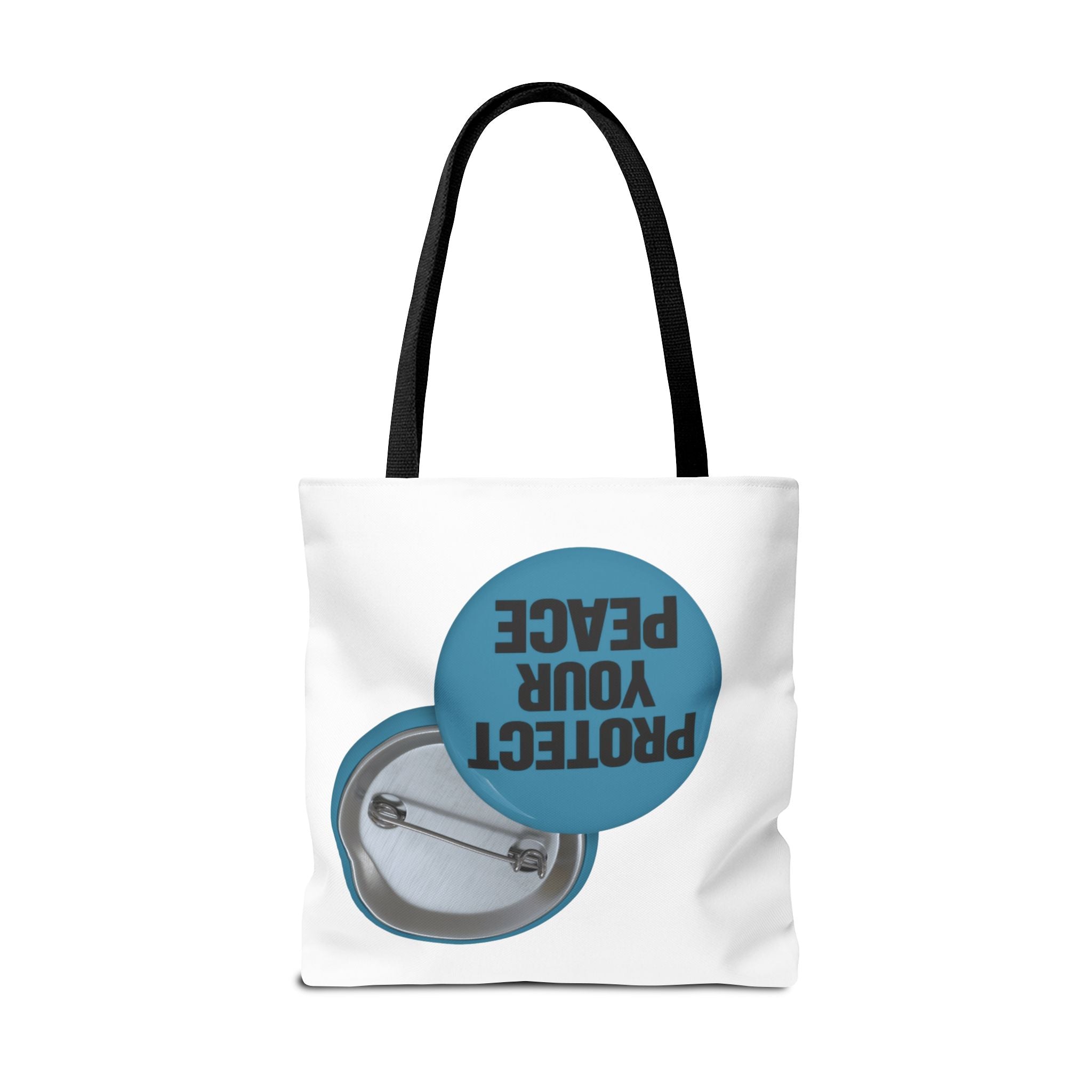 Protect Your Peace Tote Bag - Inspirational Everyday Canvas Shopper