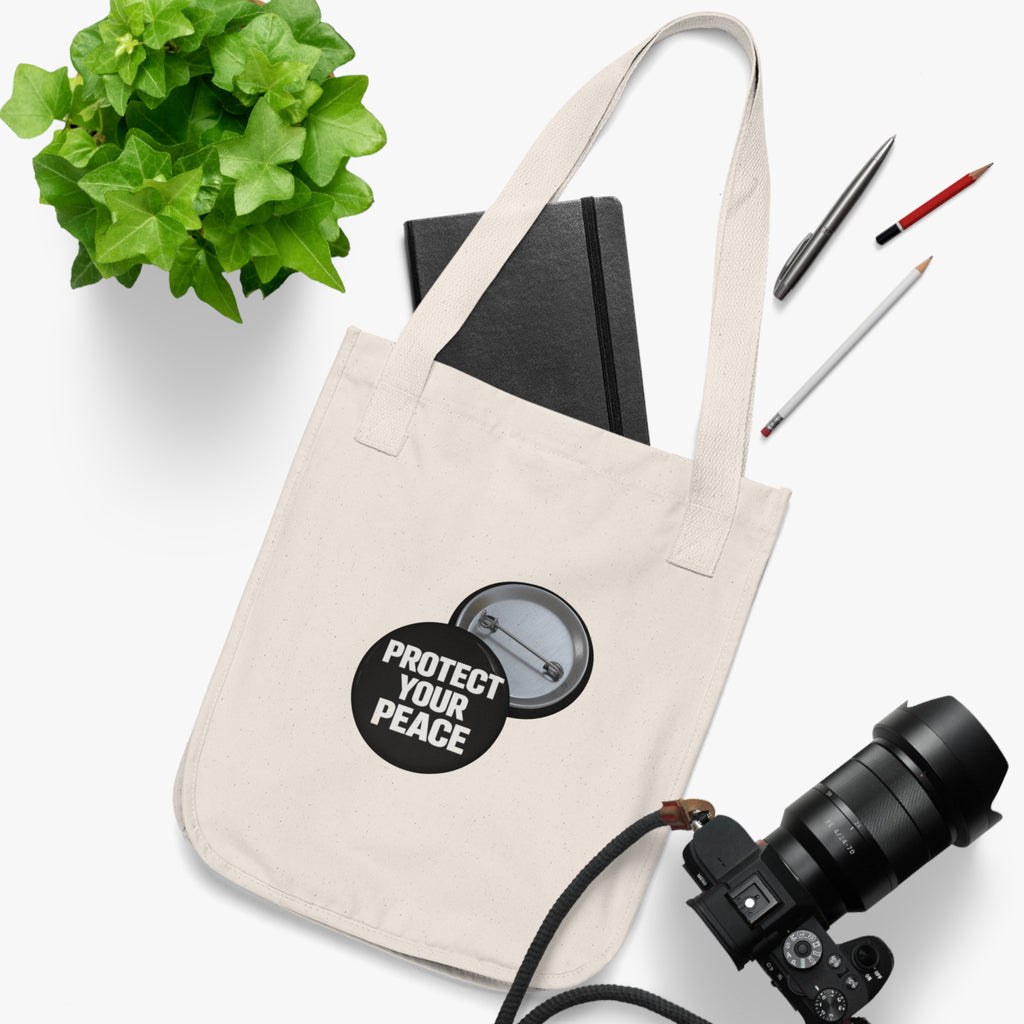 Protect Your Peace & Sound Mind graphic design protect your peace.Tote Bag